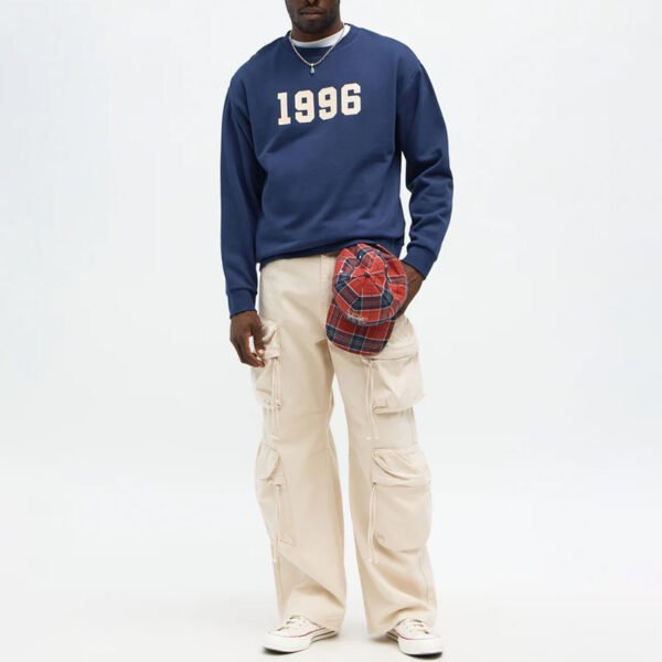 2 Printed Logo Men's Crew Neck Sweatshirt