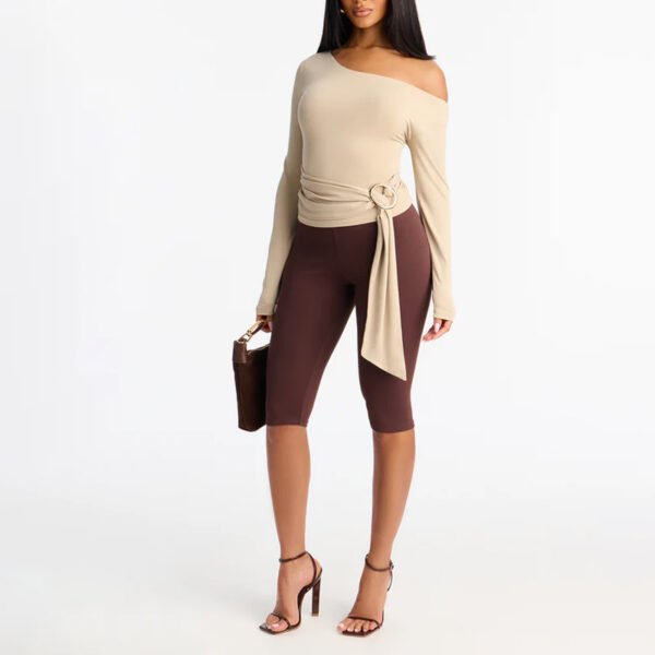 2 High Quality Draped Off Shoulder Women Top