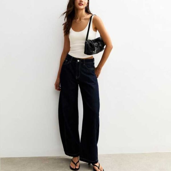 Basics Scoop Neck Cropped Vest Top for Women