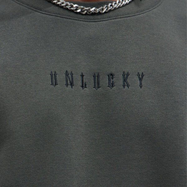 3 Embroidery Crew Neck Sweatshirt Set