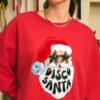 3 Customized Disco Santa Printed Sweatshirt