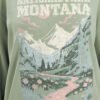 3 Mountain Scene Graphic Sweatshirt