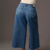 High-Rise Wide-Leg Crop Jeans
