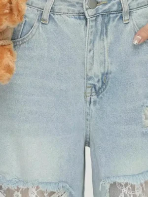 Vintage Destroyed Hollow Out Baggy Jeans