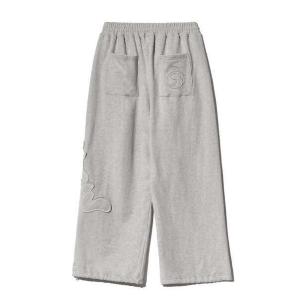 3 Logo Applique Sweatpants Grey
