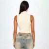 3 High Quality Mock Neck Cut Out Women Top