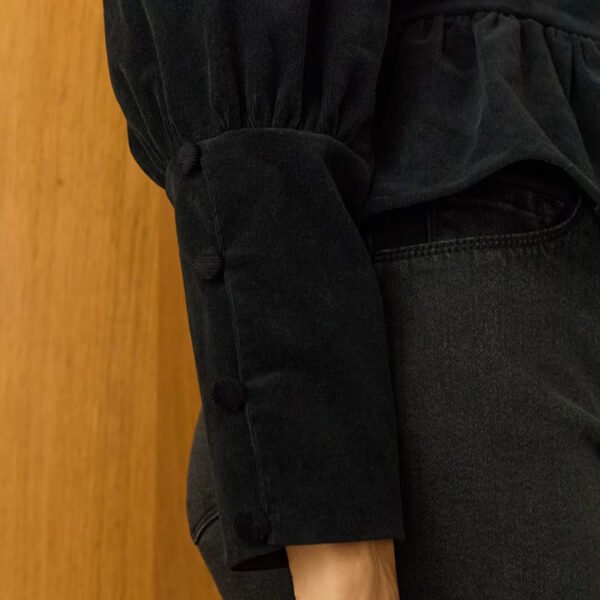 3 Basics Cotton Rich Peplum Top