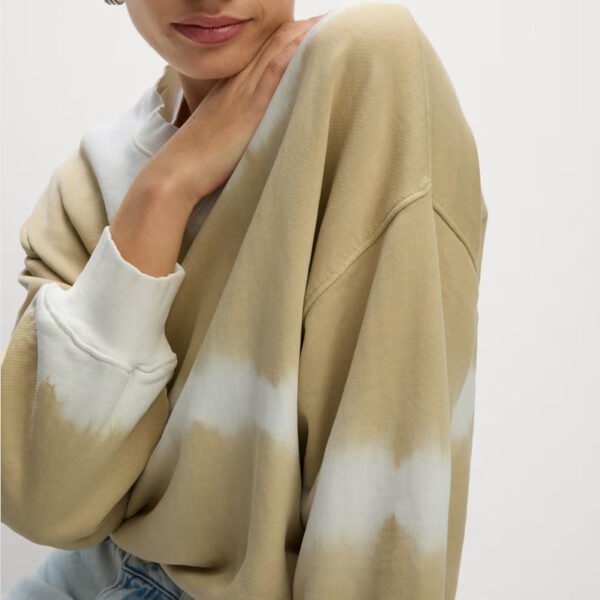 Custom Women Crew Neck Ombre Sweatshirt