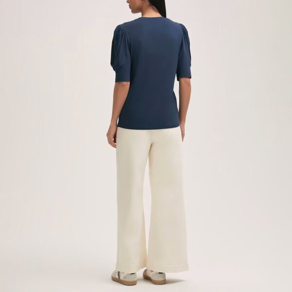 Basics Jersey Puff Sleeve Top for Everyday Wear