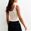 Basics Scoop Neck Cropped Vest Top for Women