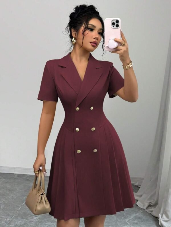 Women's French Style Office Commute Dress