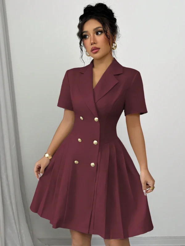 Women's French Style Office Commute Dress