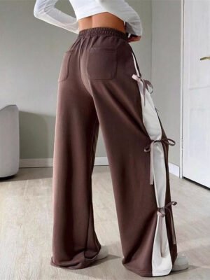 Straight Pants (13) Women Streetwear Straight Pants