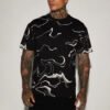 1 All In Marble Short Sleeve T-Shirt