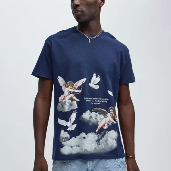 Angels In The Sky Short Sleeve T-Shirt