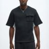 1 Paneled Cargo Short Sleeve T-Shirt
