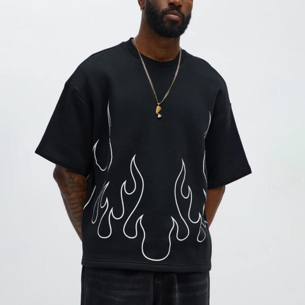 1 Oversized Chase Flame Short Sleeve T-Shirt