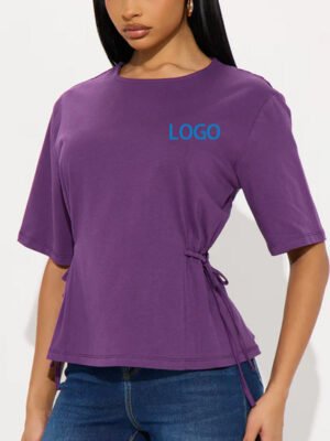 1 Custom Logo Blank Short Sleeve T-shirt
