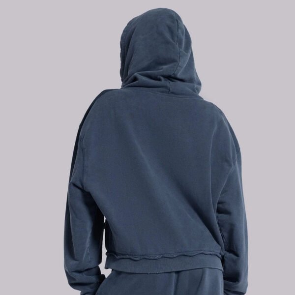 1.3 Blue Sporty Baggy Cotton Women's Hoodie