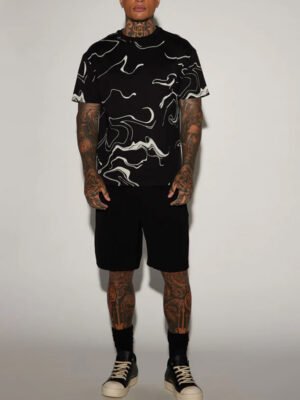All In Marble Short Sleeve T-Shirt