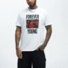 Forever Young Printed Short Sleeve T-Shirt