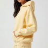 3.2 Yellow Cotton Vintage Wash Pullover Hoodie Set