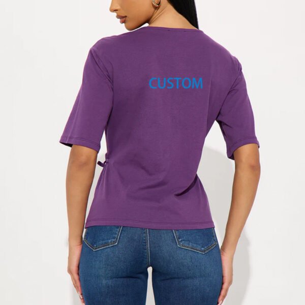 4 Custom Logo Blank Short Sleeve T-shirt