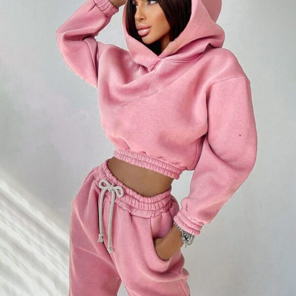 5.3 New Oversized Hoodie And Pants Set For Women