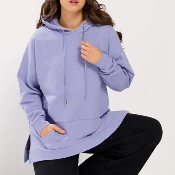 Custom Logo Purple Pocket Front Hoodie Custom Logo Purple Pocket Front Hoodie