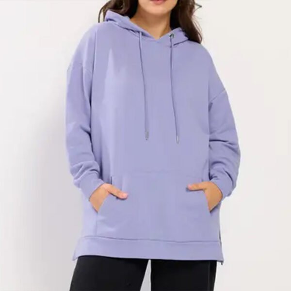 13.2 Custom Logo Purple Pocket Front Hoodie