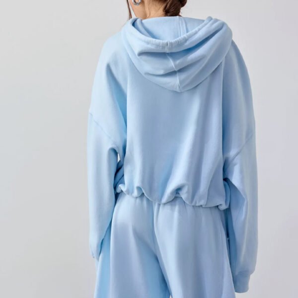 Embroidery Bubble Women's Hoodie Sweatshirt