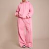 Plus Light Pink Seam Detail Oversized Wide Leg Joggers Plus Light Pink Seam Detail Oversized Wide Leg Joggers