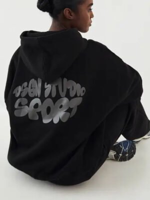 Sport Bubble Oversized Print Hoodie Sport Bubble Oversized Print Hoodie