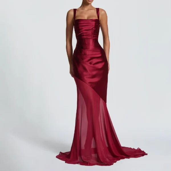 Eliza Gown - Burgundy Eliza Gown - Burgundy