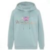 Print Logo Drawstring Loose Long Sleeve Hoodie