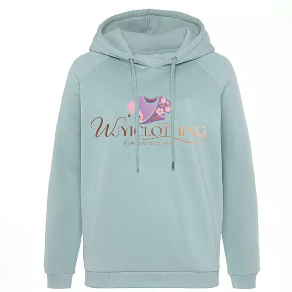 Print Logo Drawstring Loose Long Sleeve Hoodie