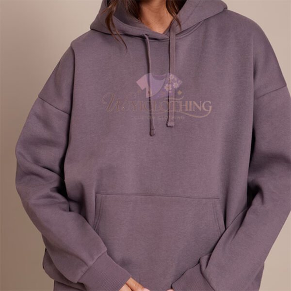 3.2 Charcoal WUYI Studio Print Oversized Hoodie