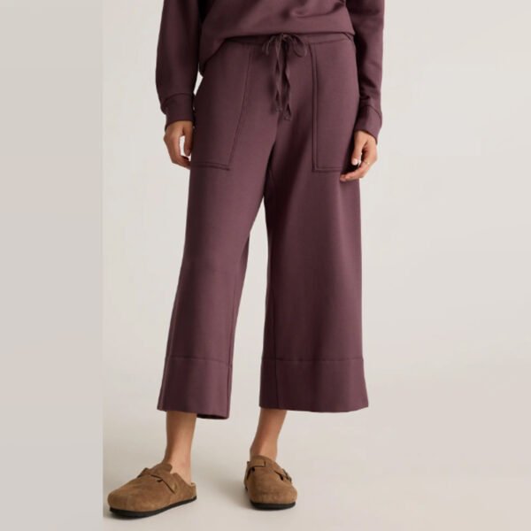 SuperSoft Fleece Cropped Wide Leg Pants SuperSoft Fleece Cropped Wide Leg Pants