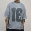 Oversized Embossed Scuba Marl T-Shirt