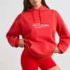 4.2 Red Soft Cotton Jersey Oversized Hoodie