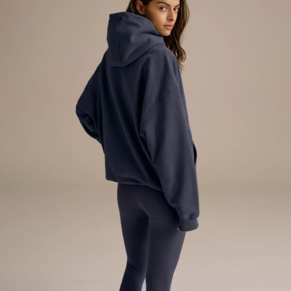 5.3 Midnight Blue Cotton Oversized Hoodie