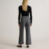 Organic Cotton Double Knit Wide Leg Pants
