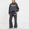 Grey High Neck Pocket Tracksuit Hoodie