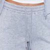 Grey Marl Barrel Leg Sweatpants