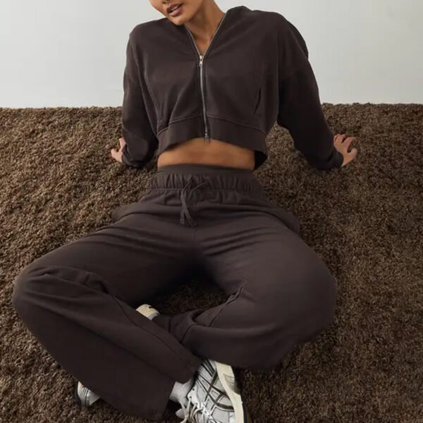 Heavyweight Washed Boxy Zip Through Hoodie Heavyweight Washed Boxy Zip Through Hoodie