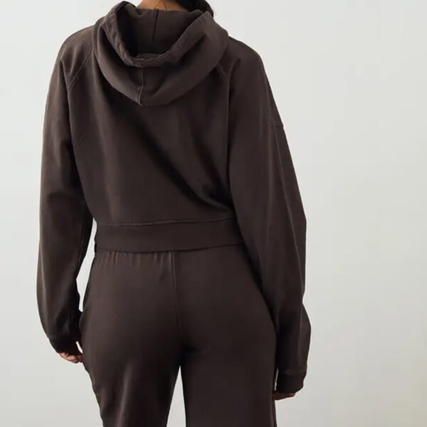 Heavyweight Washed Boxy Zip Through Hoodie Heavyweight Washed Boxy Zip Through Hoodie