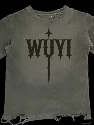 Distressed WUYI Gothic Logo Tee Distressed WUYI Gothic Logo Tee