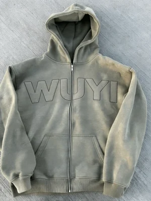 WUYI Zip-Up Hoodie for Men & Women WUYI Zip-Up Hoodie for Men & Women