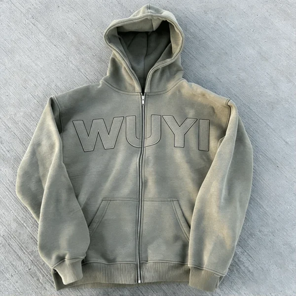 WUYI Zip-Up Hoodie for Men & Women WUYI Zip-Up Hoodie for Men & Women