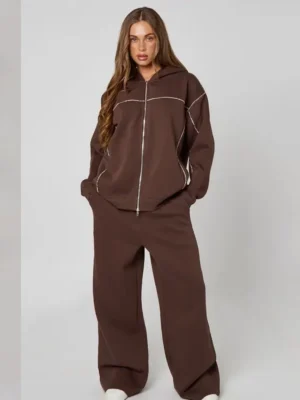 Women Casual Wide Leg Sweat Pants